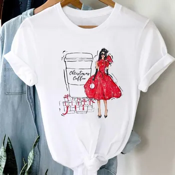 Новая женская футболка Harajuku Coffee Sweet Girl с принтом, летняя женская футболка с коротким рукавом и рисунком из мультфильма, топы, футболки, одежда XXL