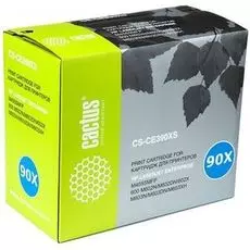 Картридж Cactus CS-CE390X для HP LaserJet Enterprise 600 M602n/dn/x,M603n/dn/xh,M4555/h/f/fskm, черный , 24 000 стр
