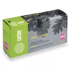 Картридж Cactus CS-CLT-Y409S для принтеров Samsung CLP-310/315; CLX-3170/3175/3175FN, желтый, 1000 стр.