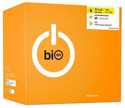 Картридж BION BCR-CE262A CE262A для HP Color LaserJet Enterprise CP4025n/CP4025dn/CP4525n/CP4525dn/CP4525xh (11000 стр.), Желтый