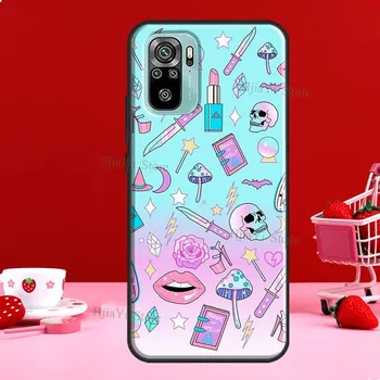 Girly Pastel Witch Goth Ouija Case For Xiaomi Redmi Note 11 Pro Note 10 9 8 Pro 11S 9S 10S Cover For Redmi 10 9 9A 9C 9T Redmi 7