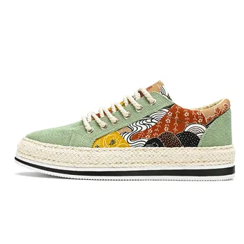 Кроссовки Flower Cobbler/PLAY COBBLER Skateboarding Shoes Men Low-top, бежевый