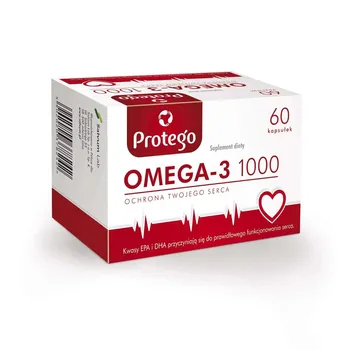 БАД, Протего Омега-3 1000, БАД, 60 капсул Salvum Lab
