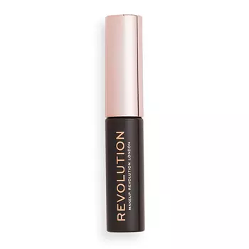 Тушь для бровей REVOLUTION BROW GEL гелевая тон dark brown