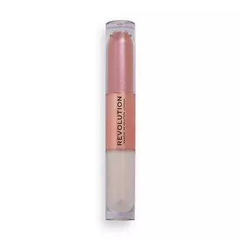 Тени для глаз REVOLUTION DOUBLE UP LIQUID SHADOW жидкие 2 в 1 тон opulence