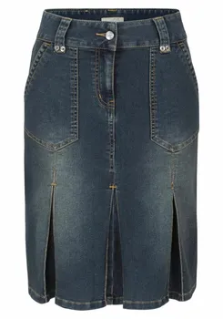 Юбка миди CHEER Skirt, синий деним