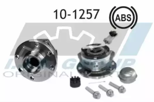 к-кт подшипника ступицы! передней ABS в сборе со ступицей\ Opel Astra 1.2-1.6/1.7TD 98> 10-1257 IJS
