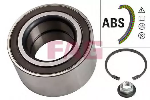 к-кт подшипника ступицы передней!\ Ford C-Max/Focus/Kuga 1.0-1.6/1.6-2.0 TDCi 08>