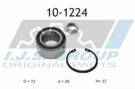 к-кт подшипника ступицы задн.!\ BMW E36 1.6i/1.8i/1.8TDs 92-99 10-1224 IJS