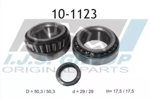 к-кт подшипника ступицы! задней\ Ford Escort/Orion/Fiesta <01 10-1123 IJS