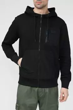 Толстовка хлопковая на молнии Calvin Klein Jeans