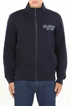 Толстовка хлопковая на молнии Guess