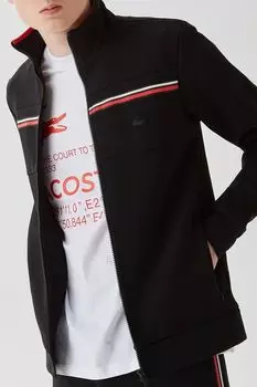 Толстовка хлопковая на молнии Lacoste