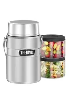 Термос из нержавеющей стали с двумя контейнерами THERMOS