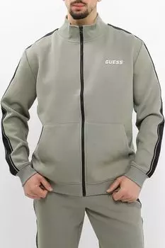 Толстовка из смесового хлопка на молнии Guess