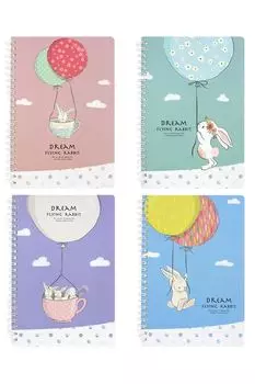 Тетрадь 60 листов Зайка в ассортименте Kawaii Factory