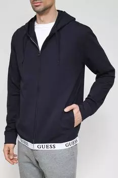 Толстовка на молнии с капюшоном Guess