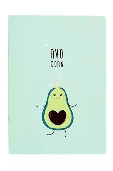 Тетрадь в розовую клетку А5 Avocorn Kawaii Factory