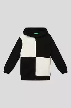 Толстовка в стиле колорблок Benetton