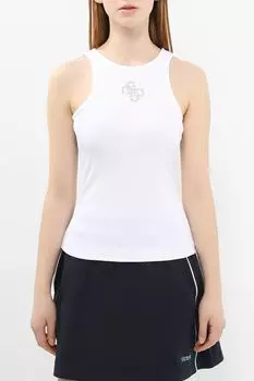 Топ без рукавов с логотипом Guess
