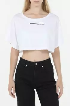 Топ с логотипом укороченный Calvin Klein