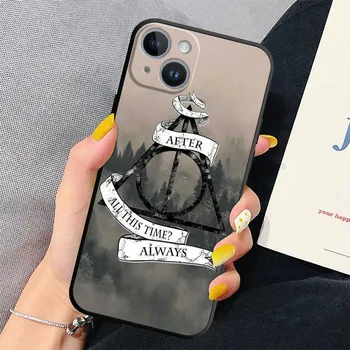 Мягкий роскошный чехол из ТПУ для iPhone 11 13 Pro Max 14 Plus XS X SE 6s 12 Mini XR 8 7 6 11pro Cool P-Potters Wand H-Harries Ring Cover iPhone 14