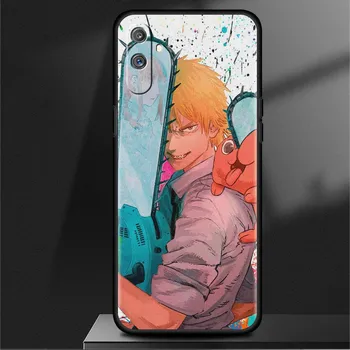 Мягкий чехол Manga Chainsaw Man для Oppo Realme 8 7 6 Pro 9i GT Neo 2 3 Master C21 C21Y C15 C11 C3 8i, черный силиконовый чехол для телефона Realme C11 2020