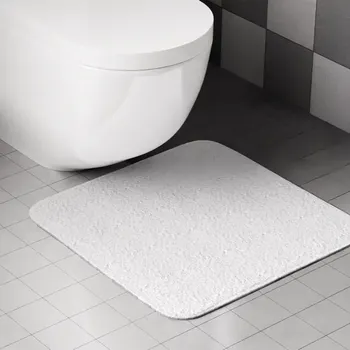 Коврик для туалета Swensa Ping 50x50 см цвет белый