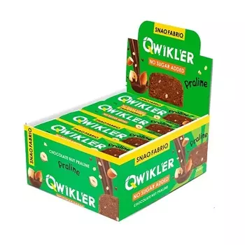 SNAQ FABRIQ Батончик глазированный "QWIKLER" Шоколадно-ореховое пралине