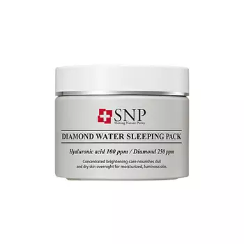 SNP Маска для лица ночная увлажняющая Diamond Water Sleeping Pack