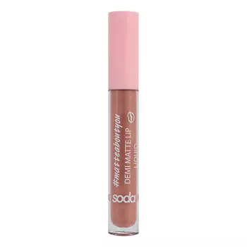 SODA DEMI MATTE LIP LIQUID #matteaboutyou Жидкая матовая помада