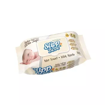 SLIPP BEBE Детские влажные салфетки SENSITIVE 120.0
