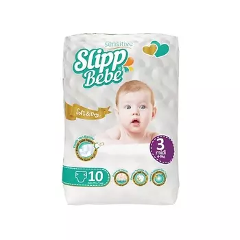 SLIPP BEBE Подгузники для детей № 3 10.0