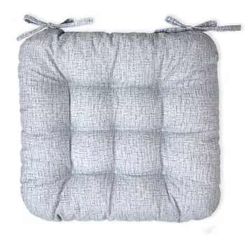 SMART TEXTILE Подушка на сиденье из рогожки с поролоновой крошкой