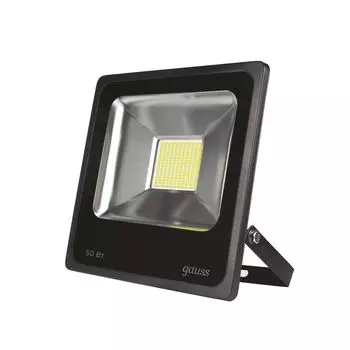 Прожектор светодиодный Gauss LED 50W IP65 холодный свет 6500К черный 1/40