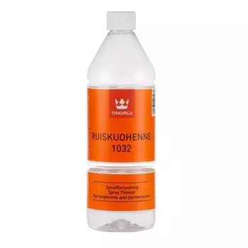 Растворитель для алкидных красок Tikkurila Ruiskuohenne 1032 под краскопульт 1 л