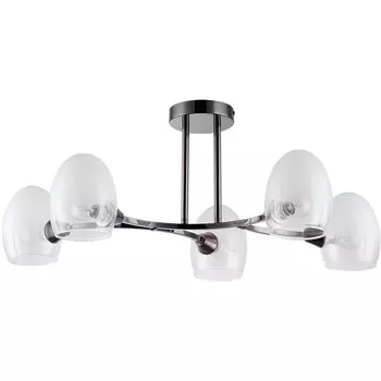Потолочная люстра на штанге Lumion Kendall 6513/5C черный E14 5*40W 220V