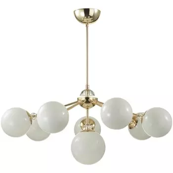 Потолочная люстра на штанге Lumion Marsha 6536/8C золотой E27 8*40W 220V