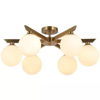 Потолочная люстра на штанге Omnilux Pabu OML-68307-06 шарики