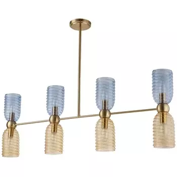 Потолочная люстра на штанге Lumion Monroe 6511/8C латунь E14 8*40W 220V
