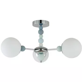 Потолочная люстра на штанге Lumion Sunday 6525/3C хром E14 3*40W 220V шарики