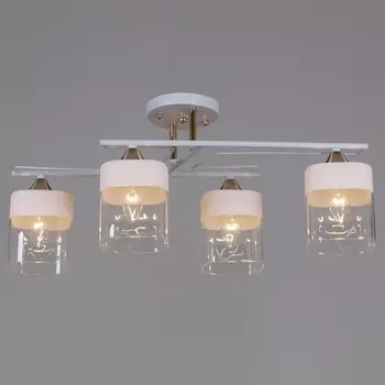 Потолочная люстра на штанге Reluce 06096-0.3-04 WH+FG