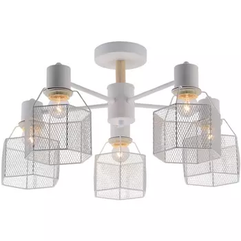 Потолочная люстра на штанге Seven Fires Lauri SF3388/5C-WT-WD