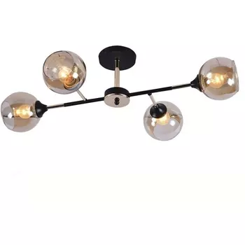 Потолочная люстра на штанге Seven Fires Linda SF3301/4C-MBK-GD
