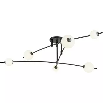 Потолочная светодиодная люстра на штанге Lussole Hart LSP-7208 шарики