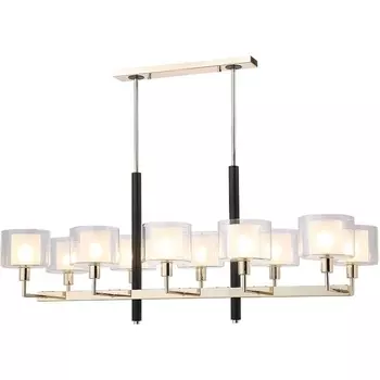 Потолочная люстра на штанге Crystal Lux MAESTRO SP-PL10 L1100 GOLD