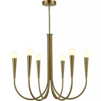 Потолочная люстра на штанге ST Luce Dutchess SL1243.303.06 Латунь E14 6*60W