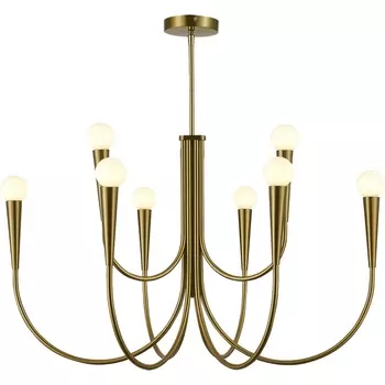 Потолочная люстра на штанге ST Luce Dutchess SL1243.303.09 Латунь E14 9*60W