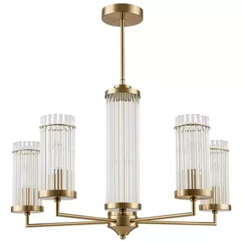 Потолочная люстра на штанге Lumion Ellow 6527/5 латунь E14 5*40W 220V
