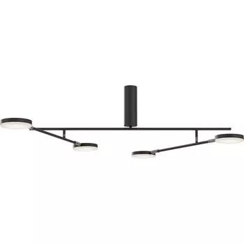 Потолочная светодиодная люстра на штанге Maytoni Fad MOD070CL-L30B3K